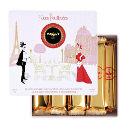 Flutes Feuilletés coffret metal (90gr) Maxim's