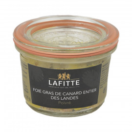 Foie Gras de Canard entier des Landes au poivre - Maison Lafitte (50g)