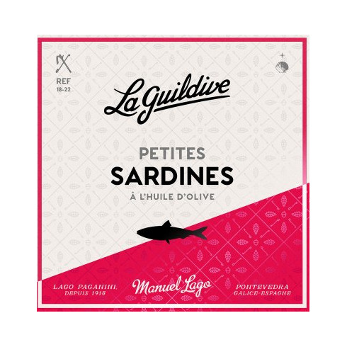 Petites sardines à l'huile d'olive EV Bio (110gr) - La Guildive