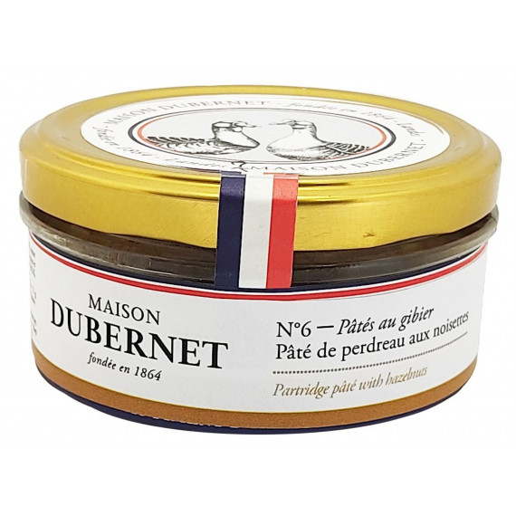 Paté de perdreau aux noisettes (125g) - Maison Dubernet