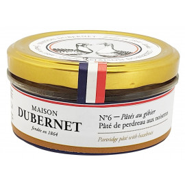 Paté de perdreau aux noisettes (125g) - Maison Dubernet